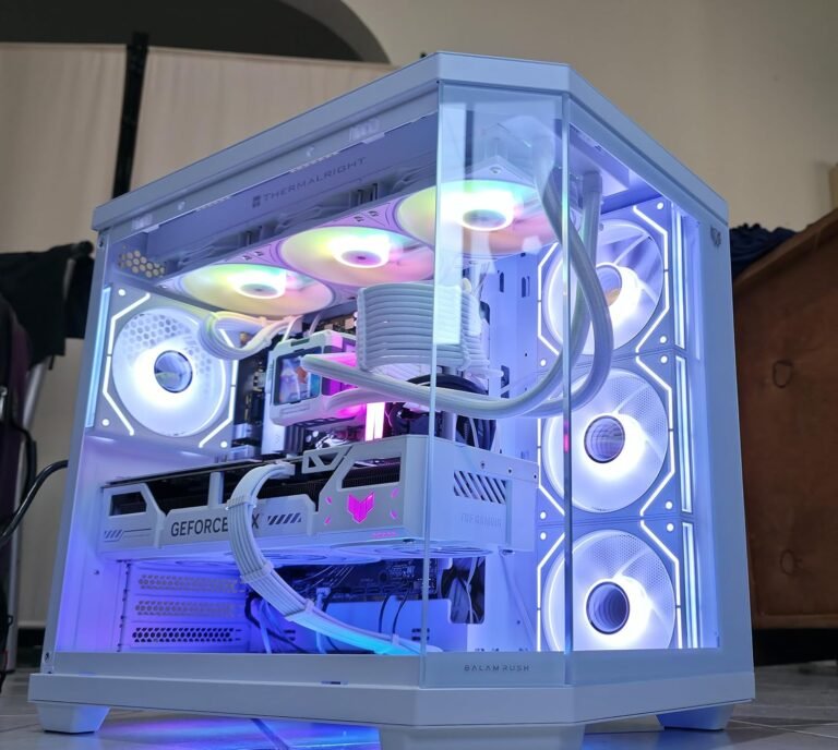 Gabinete blanco Balam Rush Tank 9600TB