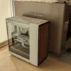 PC Avanzada con gabinete Fractal North blanco y frente de madera
