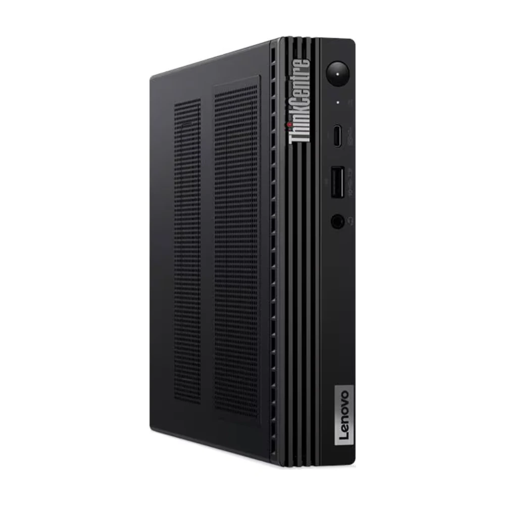 Lenovo ThinkCentre M90q Tiny reacondicionada, vista de tres cuartos opuesta