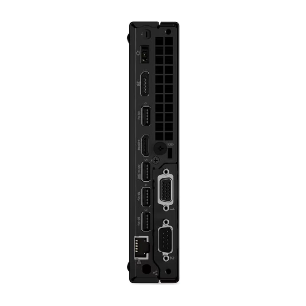 Lenovo ThinkCentre M90q Tiny reacondicionada, vista trasera con puertos